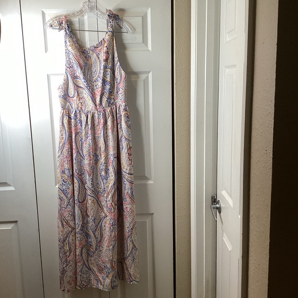 Luukse NWT Long Maxi Dress With Multi Color Sz XL - Picture 2 of 3